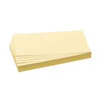 Franken Moderationskarten UMZ102004, 20,5x9,5cm, rechteckig, 130g, gelb  4016946055819 Franken 500 Stück