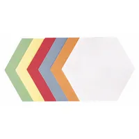 Franken Moderationskarten UMZ171999, 19x16,5cm, Wabe, 130g, farbig sortiert  4016946063753 Franken 500 Stück