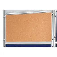 FRANKEN Trennwand ECO, doppelseitig EL-UTK60, braun 120,0 x 60,0 cm, 1 St.