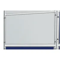 Franken Whiteboardtafel für Stellwand ECO, EL-UTS90, 120x90cm, lackiert, Aluminiumrahmen 4016946193962 Franken