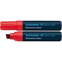 Schneider Permanentmarker Maxx 280 rot 4-12mm Keilspitze 4004675000347 Schneider