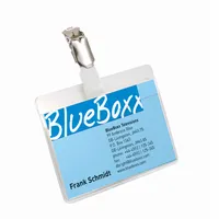 Durable Namensschilder m. Clip Querf. transp. 60 x 90mm 4005546811062 Durable 25 Stück