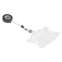 Durable Namensschild f.Betriebsausweis transp. 54x85mm 4005546804101 Durable 10 Stück
