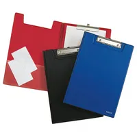 Leitz Klemmbrettmappe 3960-00-95, A4, schwarz, Pappe mit PP-Folie, inkl Aufhängeöse 4002432307500 Leitz