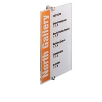 Durable Türschild Crystal Sign transparent 210 x 297mm  4005546403632 Durable