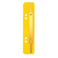 Leitz Heftstreifen 37010015, 3,5x15,8cm (BxL), Karton mit Metalldeckleiste, gelb 4002432443697 Leitz 250 Stück