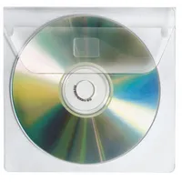 10 x Veloflex CD-Hüllen transparent mit Lasche selbstklebend VE=10 Stü