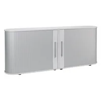Geramöbel Aktenschrank Flex S-382104-SL, Kunststoff/Holz, 2 OH, 200 x 83 x 40 cm, lichtgrau 4038933065526 Geramöbel