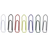 Hansa Büroklammern Color 6050, 26mm, Metall lackiert farbig sortiert 4007735045869 Hansa 458-26 500 Stück
