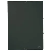 Leitz Eckspannmappe 3980 3980-00-95, A4 schwarz Recyclingkarton 430g, für ca. 250 Blatt 4002432336579 Leitz
