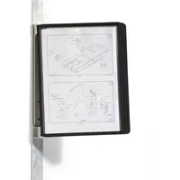 DURABLE Wand-Sichttafelsystem VARIO® MAGNET WALL 591401 DIN A4 schwarz mit 5 St. Sichttafeln, 1 St.