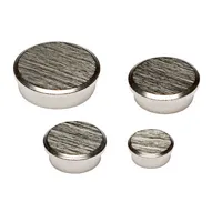 Alco Superkraftmagnet Neodym Neodym (Nd) 25mm TG 13000 g silber gebürs