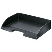 Leitz Briefablage Standard quer Plus 5218-00-95, A4 / C4 quer, schwarz, Polystyrol stapelbar 4002432389087 Leitz