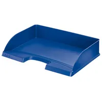 Leitz Briefablage Standard quer Plus 5218-00-35, A4 / C4 quer, blau, Polystyrol stapelbar 4002432389063 Leitz