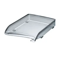 Leitz Briefablage Elegant 5220-00-90, A4 / C4, rauchtopas, Polystyrol stapelbar 4002432310906 Leitz