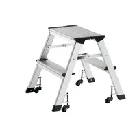 Alco Klapptritt 898, 2x 2 Stufen, silber, Aluminium 4007735008987 Alco