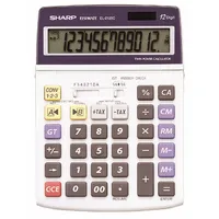 Sharp Tischrechner LCD Display 12-stellig Solar 4974019022772 Sharp