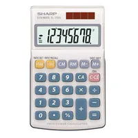 Sharp Taschenrechner EL-250S Solar-/Batterie LCD-Display weiß 1-zeilig 8-stellig 4974019022215 Sharp