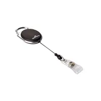 Durable Ausweishalter JoJo Style m.Druckkn. schwarz Schlaufe 4005546806112 Durable 10 Stück