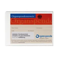 10 x Durable Schutz- und Ausweishülle A7 transparent
