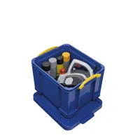 Really Useful Box Aufbewahrungsbox 35B, 35 Liter, mit Deckel, außen 480x390x310mm, Kunststoff blau 5060024801156 Really Useful Box