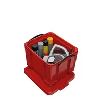 Really Useful Box Aufbewahrungsbox 35R, 35 Liter, mit Deckel, außen 480x390x310mm, Kunststoff rot 5060024803136 Really Useful Box