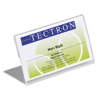 Durable Tisch-Namensschilder L-Form transp. 52 x 100 mm 4005546805511 Durable 10 Stück