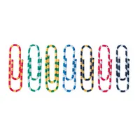 Alco Büroklammern Zebra 2256-26, 26mm, Metall kunststoffüberzogen farbig sortiert 4007735225667 Alco 2256-26 100 Stück