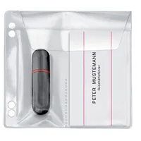 Veloflex USB-Stick Hülle zum Abheften transp. f.2 Sticks 5 St 5 Stück
