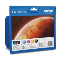 Brother LC1100HYVALBPDR Original Tintenpatronen im Value Pack (für Brother MFC-5890CN, MFC-5895CW, MFC-6490CW, DCP-6690CW, MFC-6890CDW)