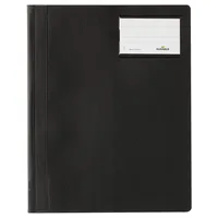 Durable Schnellhefter 250001, A4+, schwarz, Polyvinylchlorid (PVC), Vorderdeckel opak 4005546200828 Durable