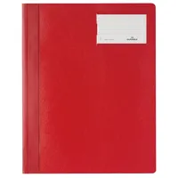Durable Schnellhefter 250003, A4+, rot, Polyvinylchlorid (PVC), Vorderdeckel opak 4005546200842 Durable