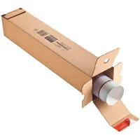 ColomPac Versandhülse CP 072.08 braun, innen 10,8x10,8x100,8cm, viereckig, Kraftliner Wellpappe 4033657973904 ColomPac
