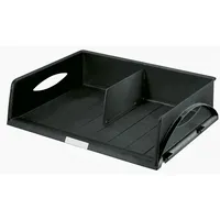 Leitz Briefablage Sorty A3 quer Jumbo 5232-00-95, A3 quer, schwarz, Polystyrol stapelbar 4002432352999 Leitz