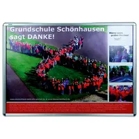Franken Plakat-Klapprahmen 32 mm, BS0803, silber, A0, Aluminium 4016946188500 Franken