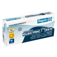 Rapid Heftklammern Electric Strong 66/6, 24867800, Stahldraht verzinkt, Heftleistung 20 Blatt max. 7313468678005 Rapid 5000 Stück