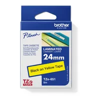 Brother Original P-touch Schriftband TZe-651 (kompatibel mit Brother P-touch P700,- 2430, -D600, -9700PC, -P750W)