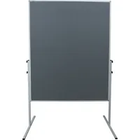 Franken Moderationstafel X-tra! Line, 120x150cm, Filz + Filz (beidseitig), pinnbar, grau + grau 4016946182607 Franken
