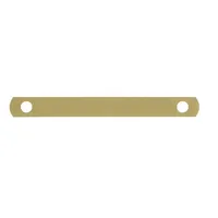 Soldan Deckleiste 3270200, 0,5x9,5cm (BxL), Metall mit Metalldeckleiste, messingfarben 4250340503815 Soldan 100 Stück