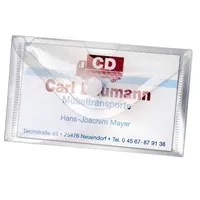 Veloflex Visitenkartenetui Crystal 100x60mm, pp SB-Packung