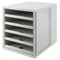 HAN Schubladenbox Schrank-Set Karma 14018-18 grau/grau 5 Schubladen offen 4012473140813 HAN