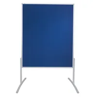 Franken Moderationstafel Pro MT800303, 120x150cm, Filz + Filz (beidseitig), pinnbar, blau + blau 4016946207829 Franken