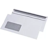 MailMedia Briefumschlag 30005398, Din Lang, mit Fenster, selbstklebend, 75g, weiß 4018529000216 MailMedia 1000 Stück