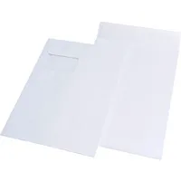 MailMedia Faltentaschen BlessOf 30007635, C4, mit Fenster, haftklebend, 20mm-Falte, 120g, weiß 4018529007840 MailMedia 100 Stück