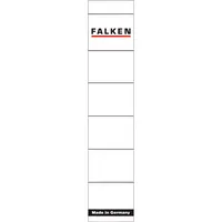 Falken Rückenschilder 80037765, weiß, schmal/kurz, 36x190mm, selbstklebend 4014481160326 Falken 10 Stück