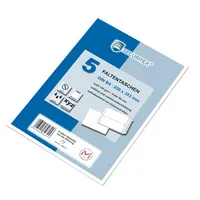 MailMedia Faltentaschen Securitex 30002547, B4, ohne Fenster, haftklebend, 50mm-Falte, reißfest, wasserfest, 130g, weiß 4003928396213 Mail 5 Stück