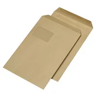 MailMedia Versandtaschen 30007500, C4, mit Fenster, selbstklebend, 90g, braun 4003928383305 MailMedia 250 Stück