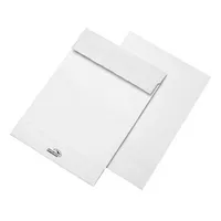 MailMedia Faltentaschen Securitex 30001249, B4, ohne Fenster, haftklebend, 50mm-Falte, reißfest, wasserfest, 130g, weiß 4003928399214 Mail 100 Stück