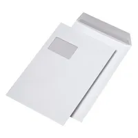 MailMedia Versandtaschen 30005318, C4, mit Fenster, haftklebend, 120g, weiß 4003928388324 MailMedia 250 Stück