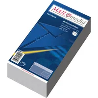 MailMedia Briefumschlag 30002389, Din Lang, mit Fenster, selbstklebend, 75g, weiß 4003928225421 MailMedia 100 Stück